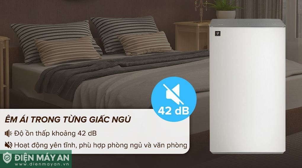 Máy lọc không khí và hút ẩm Sharp DW-T30FV-W